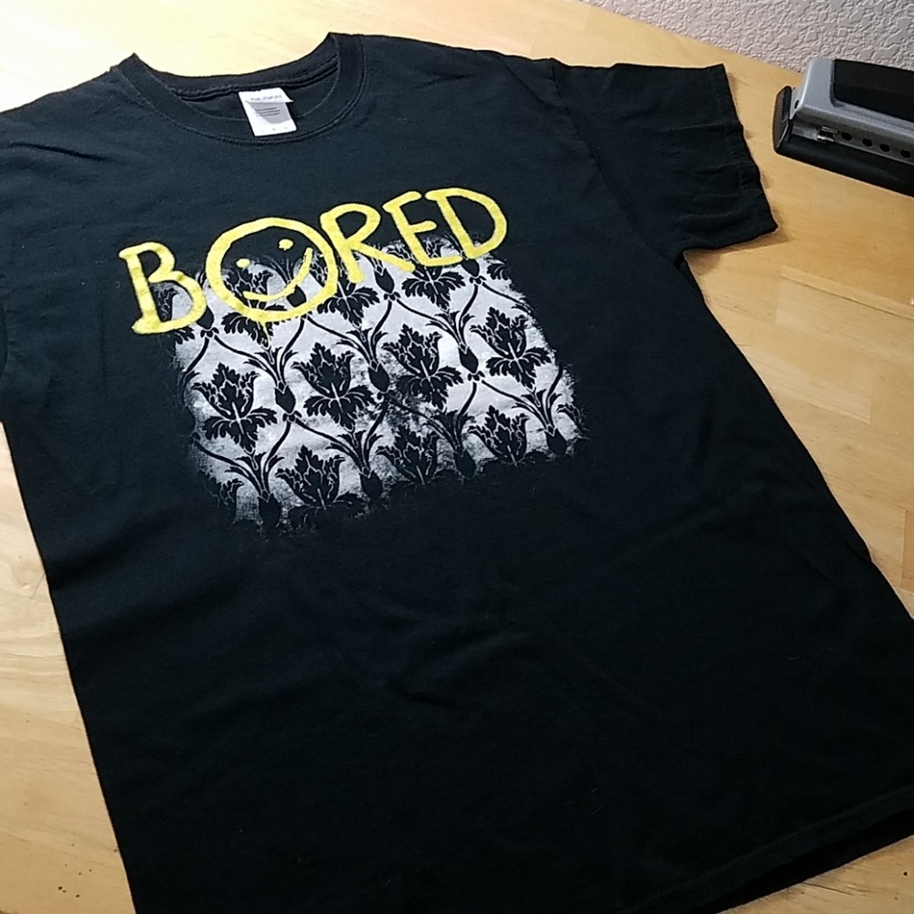 Sherlock bored t shirt. Large